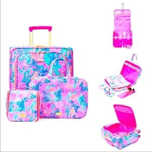 NWT Lilly Pulitzer carry on-in Splendor !accessory and makeup bag not included